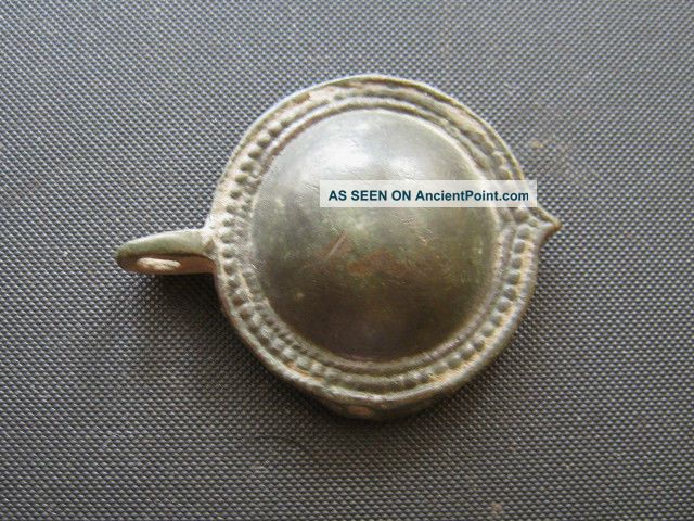 Antiques Roman Bronze Buckle Found With Metal Detector Roman photo