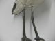 Silver.  Crane And Old Koban Coin.  Japanese Antique. Other Antique Sterling Silver photo 6