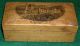 Antique Mauchline Ware Wooden Clarks Sewing Box Balmoral Castle Scotland Baskets & Boxes photo 1