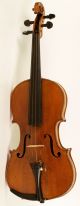Very Old Strad Copy With Double Purfling 4/4 Violin Violon Geige String photo 1
