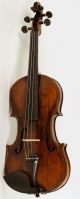 300 Years Antique Old 4/4 Violin Lab: C.  F.  Landolfi 1764 Violon Geige String photo 1