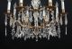 Vintage French Italian Brass Fiery Crystals 8 Light Chandelier - Large Chandeliers, Fixtures, Sconces photo 7