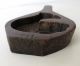 Rare 19thc Antique Primitive Wood Hand Carved Fish Butter Mold Folk Art Stamp Primitives photo 5
