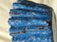 Antique Primitive Blue White Swirl Enamel Ware Metal Candy Baking Jelly Mold Primitives photo 3