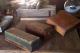 Three Early Antique Primitive Old Wood Boxes W/original Paint Primitives photo 1