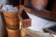 Three Early Antique Primitive Old Wood Boxes W/original Paint Primitives photo 3