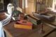 Three Early Antique Primitive Old Wood Boxes W/original Paint Primitives photo 7