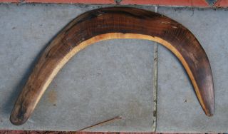 Unusual Old Aboriginal Boomerang photo