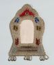 Antique Native American Indian Iroquois Beaded Picture Frames / Early 20th C. Native American photo 1