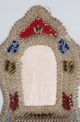 Antique Native American Indian Iroquois Beaded Picture Frames / Early 20th C. Native American photo 7