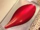 Vintage Modern Reed And Barton Enamel Teardrop Silver Plated Dish Red Bowls photo 3