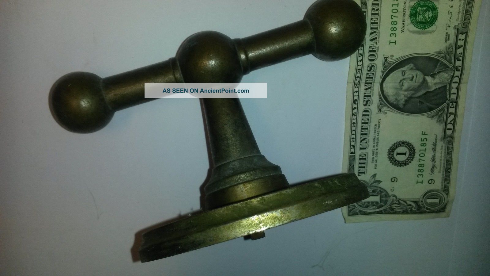 Antique Safe Vault Brass Vetere Invulnerable Door Handle Knob