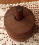 Antique Wooden Butter Mold With No Cracks Other Antique Woodenware photo 5