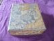 American Pyrography - Decorated Wooden Box W/french Motif C.  1914 - 18 World War I Boxes photo 2