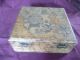 American Pyrography - Decorated Wooden Box W/french Motif C.  1914 - 18 World War I Boxes photo 4