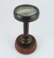 Reproduction Antique Nautical Desktop Brass Compass With Wood Stand Compasses photo 1