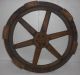 India Vintage Wood/wooden Wheel Mold/mould For Foundry 80,  Years Old Military? Industrial Molds photo 9