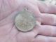 Fantastic Medieval 13th Century Personal Round Lead Seal Lis In Centre British photo 1