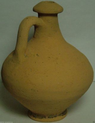 Rare Ancient Roman Ceramic Vase Jug Vessel Pottery Artifact 3 Century photo