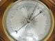Vintage P.  F.  Bollenbach Barometer Weather Wood Brass Octagon Barometers photo 1