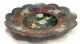 Antique Chinese Cloisonne Bronze Enamel Dish Plate Bowl Floral Butterflies Vtg Bowls photo 8