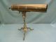 Antique 19th C Georgian / Victorian Brass Reflector Telescope Other Antique Science Equip photo 8