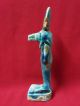 Ancient Egyptian Blue Statue Of God Hours Egyptian photo 1