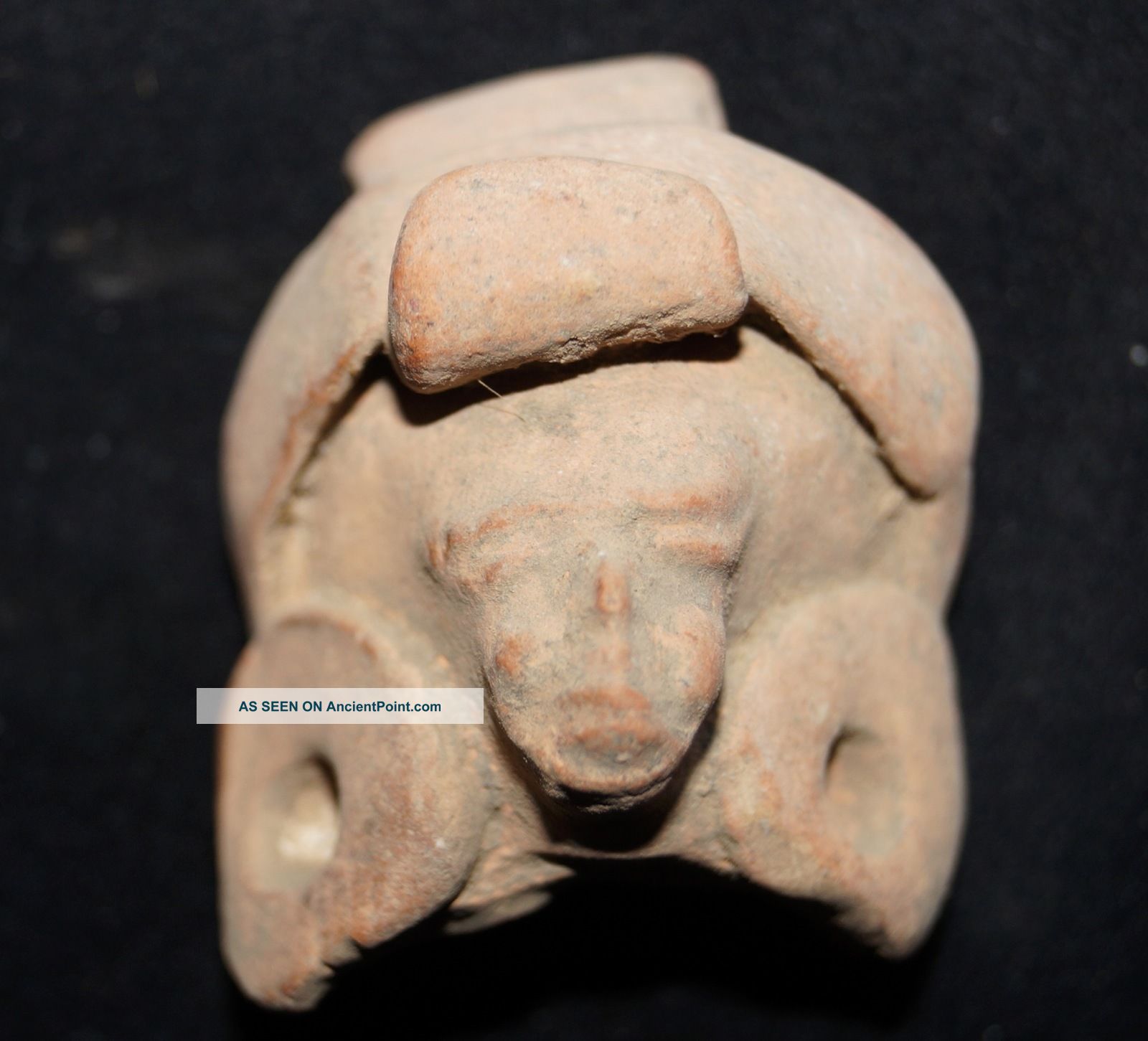 Pre - Columbian Teotihuacan Sculpture Artifact Head Effigy Xroy Hathcock The Americas photo