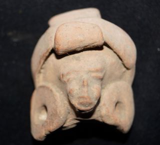 Pre - Columbian Teotihuacan Sculpture Artifact Head Effigy Xroy Hathcock photo