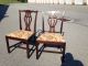 Great Vintage Chippendale Style Mahogany Side Chairs Circa 1940 ' S 1900-1950 photo 5