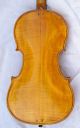 Antique Violin Labeled Emanuel Adam Homolka Fecit Welwarii Anno 1844 String photo 2