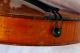 Antique French Labeled Violin Fait Dans L ' Atelier De P.  Blanchard.  Lyon 1906 String photo 8