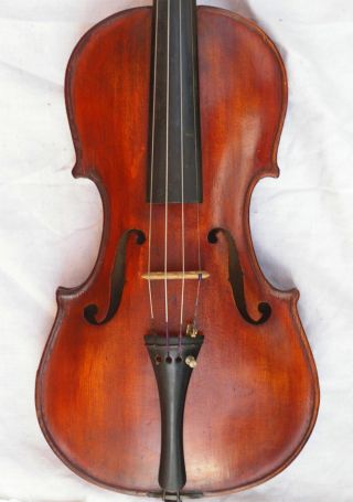 Antique French Labeled Violin F.  Steininger Paris 1827 photo