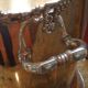 Wonderful Vintage Grapes Des.  Silverplated Ice Bucket Gc Silverplate photo 5