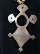 Large Antique Traditional Tuareg Cross Pendant Collected Niger,  Africa Morocco? Jewelry photo 3