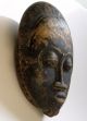Antique Carved Wood Baule Ivory Coast African Mblo Tribal Portrait Mask Masks photo 2