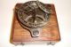 Solid Brass Collectable Large Sundial Compass With Wooden Box (cz) Compasses photo 6