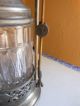 Vintage Pickle Castor Jar Clear Glass Silver Plate W/ Tongs Other Antique Silverplate photo 2