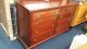 Craftique Double Dresser With Mirror 1962 Mahogany Labeling Intact Post-1950 photo 5
