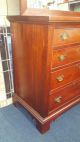 Craftique Double Dresser With Mirror 1962 Mahogany Labeling Intact Post-1950 photo 6