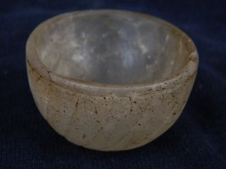 Ancient Crystal Quartz Bowl Bactrian 300 Bc St469 photo