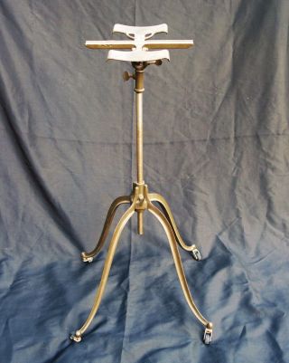 Vintage Industrial Mechanical Stand Eames Era Mid Century Modern Table Steampunk photo