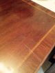 Councill Furniture Large Executive Mahogany Chippendale Banded Inlay Desk Post-1950 photo 7