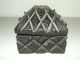 Antique 19th C.  Hand Carved Wood Wooden Pirate Chest Trinket Cigar Jewelry Box Boxes photo 8