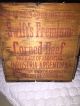 Vintage Swift ' S Premium Corned Beef Wooden Crate/box - Argentina - Unique Boxes photo 4