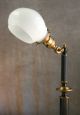 Antique Desk Table Lamp Authentic 1930 ' S,  Restored,  Glass Shade, Lamps photo 3
