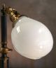 Antique Desk Table Lamp Authentic 1930 ' S,  Restored,  Glass Shade, Lamps photo 4