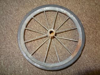 Wheel For Baby Buggy Scooter Trike Semi Pneumatic Hard Tire 9 Inch Od photo