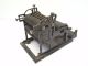 Antique 1904 Black Metal Iron Automatic Rotary Printer Printing Press Machine Binding, Embossing & Printing photo 9