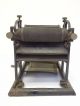 Antique 1904 Black Metal Iron Automatic Rotary Printer Printing Press Machine Binding, Embossing & Printing photo 2